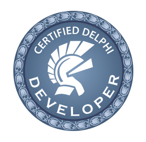 Certified Delphi® Developer, Certified Delphi® Master Developer and the corresponding logos are service marks of Embarcadero Technologies, Inc. and are used with permission.